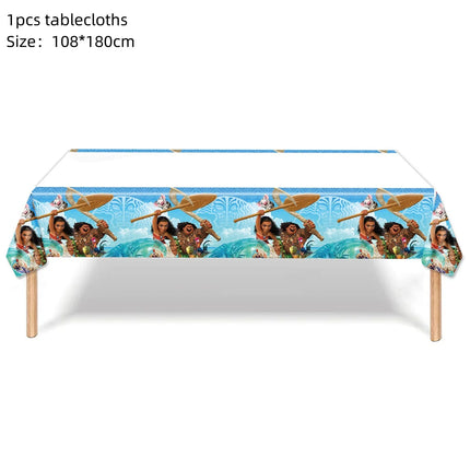 Disney Moana Birthday Party Decorations Supplie Moana Celebration Party Balloons Disposable Tableware Cup Plate Baby Shower Toys