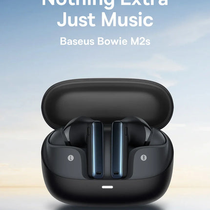Baseus Bowie M2s ANC Earphone Bluetooth 5.3 Hybrid -48dB Noise Cancellation Wireless Headphone Support 3D Spatial Audio Earbuds