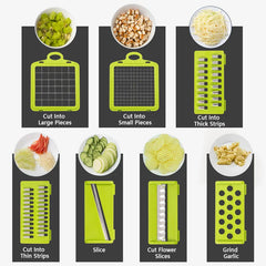 14/16 in 1 Multifunctional Vegetable Chopper Onion Chopper Handle Food Grate Food Chopper Kitchen Vegetable Slicer Dicer Cut
