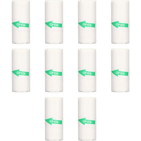 10Pcs Mini Printer Paper For peripage Self Adhesive Thermal Paper Printable Sticker Paper for Pocket Thermal Printer