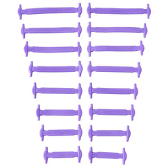 16pcs/lot Silicone Shoelaces No Tie Shoelaces 12 colors Elastic Lace Shoelace Creative Lazy Silicone Laces Rubber Lace