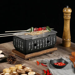 Bbq Grill Outdoors Barbecue Grill Furnace Stove Barbecue Portable Grill Outdoor Stove Save Space Charcoal Furnace High-capacity