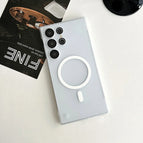 Matte White / For Galaxy S24Plus