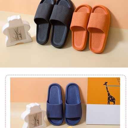 Women's Slippers Fashio Light EVA Soft Men's Home Sole Slipper Bathroom Anti-Slip Casual Indoor Slipper Beach Sandal Flip-Flops