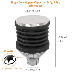 CAFEMASY Coffee Beans Grinder Single Dose Hopper And Bellows Coffee Grinder Bean Bin Blowing Cleaning Tool For Eureka Mignon