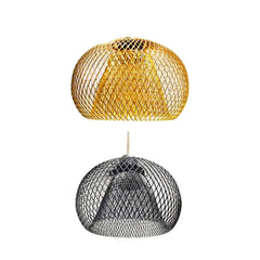 Metal Wire Pendant Lamp Shade Ceiling Light Shade Chandelier Cover Cage Guard for Home Teahouse Dining Room Cafe Hallway