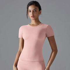 Yoga Vest Training Fitness Top Windproof Running Suit Solid Colour Cycling Fitness Quick Dry Women's Sweatshirt