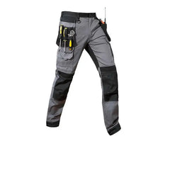 Cargo Pants Men Workwear Multi-Pocket Outdoor Hiking Joggers Pants Work Trousers Men with Wear resistant multi pocket Knee Pads