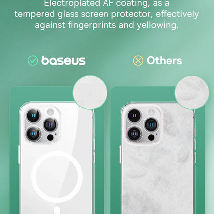 Baseus Magnetic Phone Case for iPhone 15 14 13 12 11 Pro Max Wireless Charging Cover For iPhone 15 14 Pro Max Magnet Clear Case