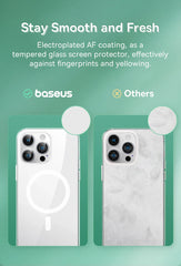 Baseus Magnetic Phone Case for iPhone 15 14 13 12 11 Pro Max Wireless Charging Cover For iPhone 15 14 Pro Max Magnet Clear Case