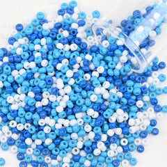 12Grams/Tube 2mm Metallic Seed Beads Japanese Round Glass Seedbeads For DIY Needlework Dress Adornment Sewing 1200pcs