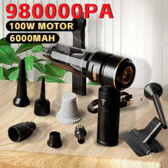 Car Vacuum Cleaner High Power Portable Handheld Wireless Brushless Motor Cleaning Machine Powerful Air Duster for Home Appliance