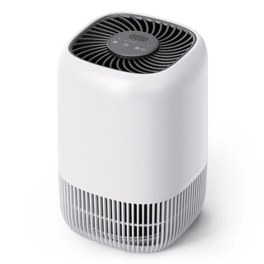 Air Purifiers for Bedroom Home, Air Filter Cleaner with Fragrance Sponge, HEPA Filter for Smoke, Allergies, Pollen, Pet Timer