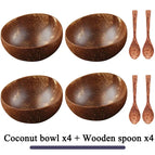 4 bowl  4 spoon / 12CM-15CM / CHINA