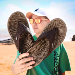 New Summer Fashion Mens Light Slippers Casual Breathable Indoor and Outdoor Slippers