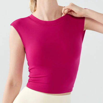 Women Sports Bra Top Push Up Sexy Beauty Back Fitness Yoga Bra t-shirts Sport Tops For Women Breathable Running Vest Gym Wear