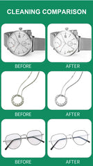 Granbosonic Ultrasonic Cleaner 800ML 1L 40KHz 35W 60W Easy Operation Jewelry Glasses Makeup Washer Bath New Design