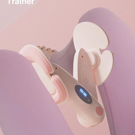 Women Postpartum Repair Pelvic Floor Muscle Leg Clamps Trainer LED Counted Exerciser Beauty Leg Convenient Fitness Equipment