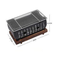 Bbq Grill Outdoors Barbecue Grill Furnace Stove Barbecue Portable Grill Outdoor Stove Save Space Charcoal Furnace High-capacity