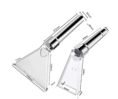 Carpet Cleaner Transparent Nozzles, Swivel Head Vacuum Cleaner Brush, Nozzle Brush Head For Vacuum Cleaners