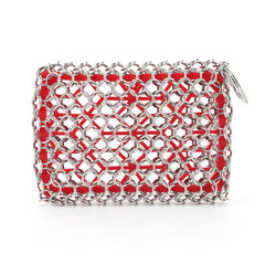 Stainless Steel Cast Iron Scrubber Skillet Chainmail for Cast Iron Pan Chain Mail Scrubber Cast Iron Sponge Metal Scrubber