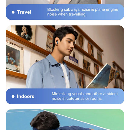 Baseus Bowie M2s ANC Earphone Bluetooth 5.3 Hybrid -48dB Noise Cancellation Wireless Headphone Support 3D Spatial Audio Earbuds