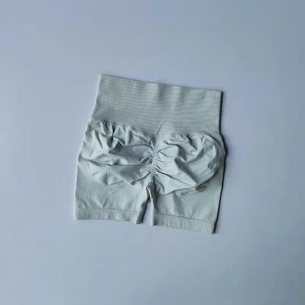 Summer High-Waist Women's Yoga Shorts Breathable Fitness Butt Lift Sports Running Shorts Cycling Push-Up Workout Gym Shorts