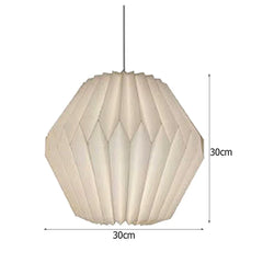 Hanging Lamp Cover Nordic Style Chandelier Lamp Shade Creative Paper Origami Ceiling Pendant Lampshade for Living Room Decor