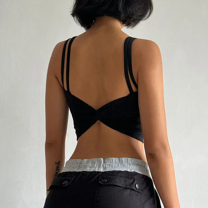 Women's Sports Bras Fitness Top, Sexy Lingerie, Push Up Fixed Pad, Yoga Bra, Back knotted Underwear, Running Vest, Gym Tops