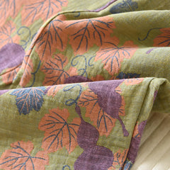 2024 Japanese Spring and Autumn New Women's Pajama Set 100% Cotton Vintage Long sleeved Pants Two Piece Set for Home Furnishings