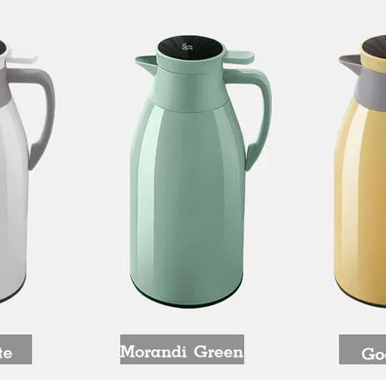 Xiaomi 2L Coffee Thermos Household Digital Display Glass Liner Vacuum Flasks Large Capacity Water Bottle Kitchen Thermal Kettle