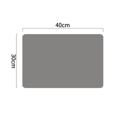 60/40cm Oversized Food Grade Silicone Waterproof Placemat Heat Insulation Anti-Skidding Washable Table Mat For Kitchen Dinner