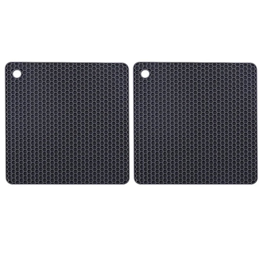 2/4 PCS Multifunction Heat Resistant Silicone Mat Drink Cup Coasters Nonslip Pads Pot Holder Table Placemat Kitchen Accessories