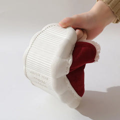 Asgard Classic Plush Slippers For Women Winter 2024 New Outdoor Fluffy Warm Boots Leisure Cotton Shoes Indoor Cozy Home Slides