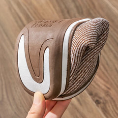 2024 Trend Men Slippers Winter Warm Cotton Slippers Male Flats Soft Non-slip Slides Household Indoor Slippers Large Size 40-51