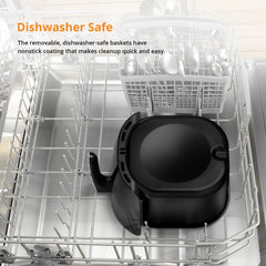 Air Fryer Oven Digital Large 7.7L Rapid Air Circulation,Air Fryers With Touch Screen Viewable Window Dishwasher Safe Accessories