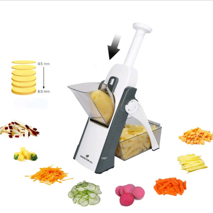 Mandoline Slicer for Kitchen, Kitchen Accessories, One for All Vegetable Slice, Food Chopper, Cutter, Dicer Fruit, French Fry, J