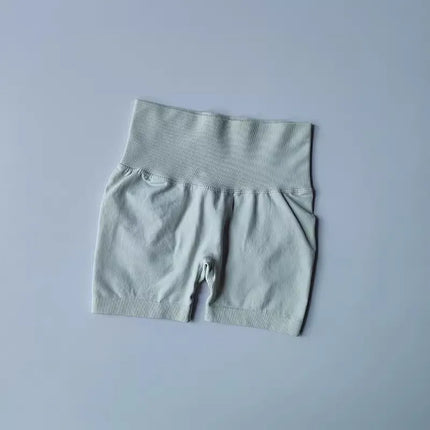 Summer High-Waist Women's Yoga Shorts Breathable Fitness Butt Lift Sports Running Shorts Cycling Push-Up Workout Gym Shorts