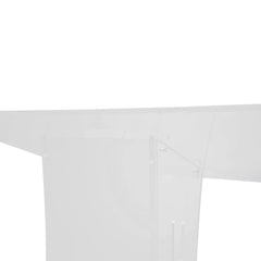 Acrylic Podium Floor Standing Clear Lecterns W/ Storage Shelf School Stand Desk Church Pulpit Office Lecture Table 43in H