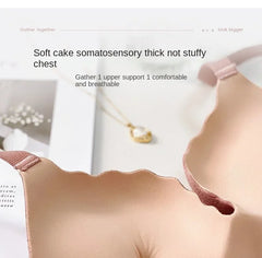 2024 New Push Up Bra for Small Chest  Ultra Thick 6CM Padded No Steel Ring Comfortable & Sexy Lift Lingerie for Flat Chest Women