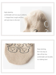 Spring Anti Slip Baby Socks Toddler Kids Floor Socks with Rubber Soles Autumn Newborn Baby Boy Girl Cartoon Cute Ball Warm Socks