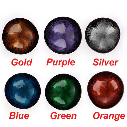 Natural Coconut Shell Bowl Dishes Handmade Kitchen Key Candy Nut Storage Bowl Paint Mosaic Craft Home Decor