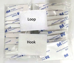 10Pcs Strong Self-Adhesive Hook and Loop Fastener Tape Rectangle Nylon Sticker Adhesive Tape With Strong Glue For DIY Craft
