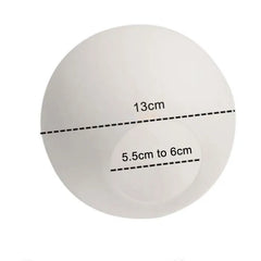 White Glass Lamp Shade, Milky Globe Lampshades Fitting Lamp, D10cm D12cm D15cm D20cm D25cm Round Light Cover, Pantalla Lampara