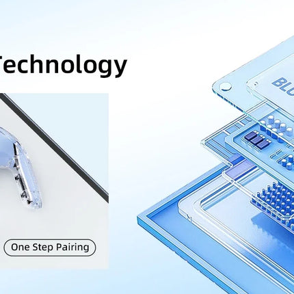 T8 PRO Tws Bluetooth Earbuds Transparent with LED Digital Display Wireless In-Ear Earphone for Xiaomi Huawei iPhone Headphone