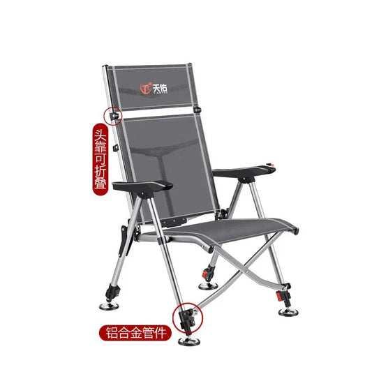Aluminum Alloy European 낚시의자 Fishing Chair Foldable 캠핑의자 Thickened 낚시좌대 Portable 민물낚시의자 camping chair кресло для рыбалки