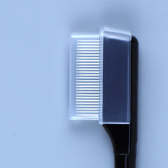 NEW Eyelash Beauty Collapsible Separator Portable Eyelash Brush Comb Mascara Curl Eye Lash Stainless Steel Eyelash Combing Tools
