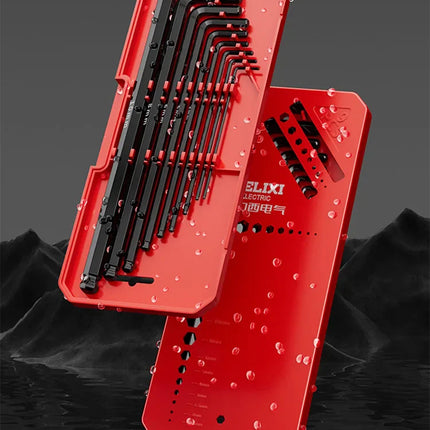DELIXI ELECTRIC Allen Key Set，Allen Hex WrenchScrewdriverBox-packed Set，SleevUniversal Torque Long Metric,for VehicleMaintenance
