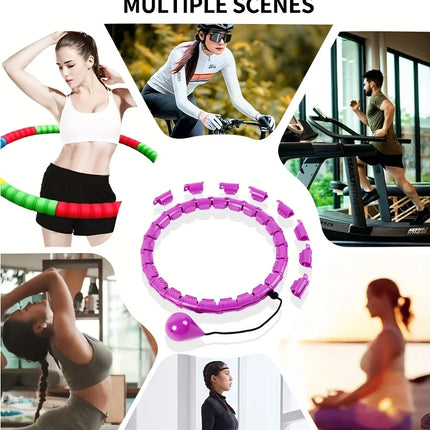 Fitness Hoop Weights to Exercise At Home Sports Entertainment Sport Equipment for Slimming Gym Ring Portable Body