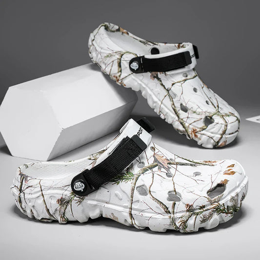 2024 Summer Men's Sandals New Home Garden Shoes Comfortable and Lightweight Men Slippers Non-Slip Soft Bottom Flip Flop Sandals